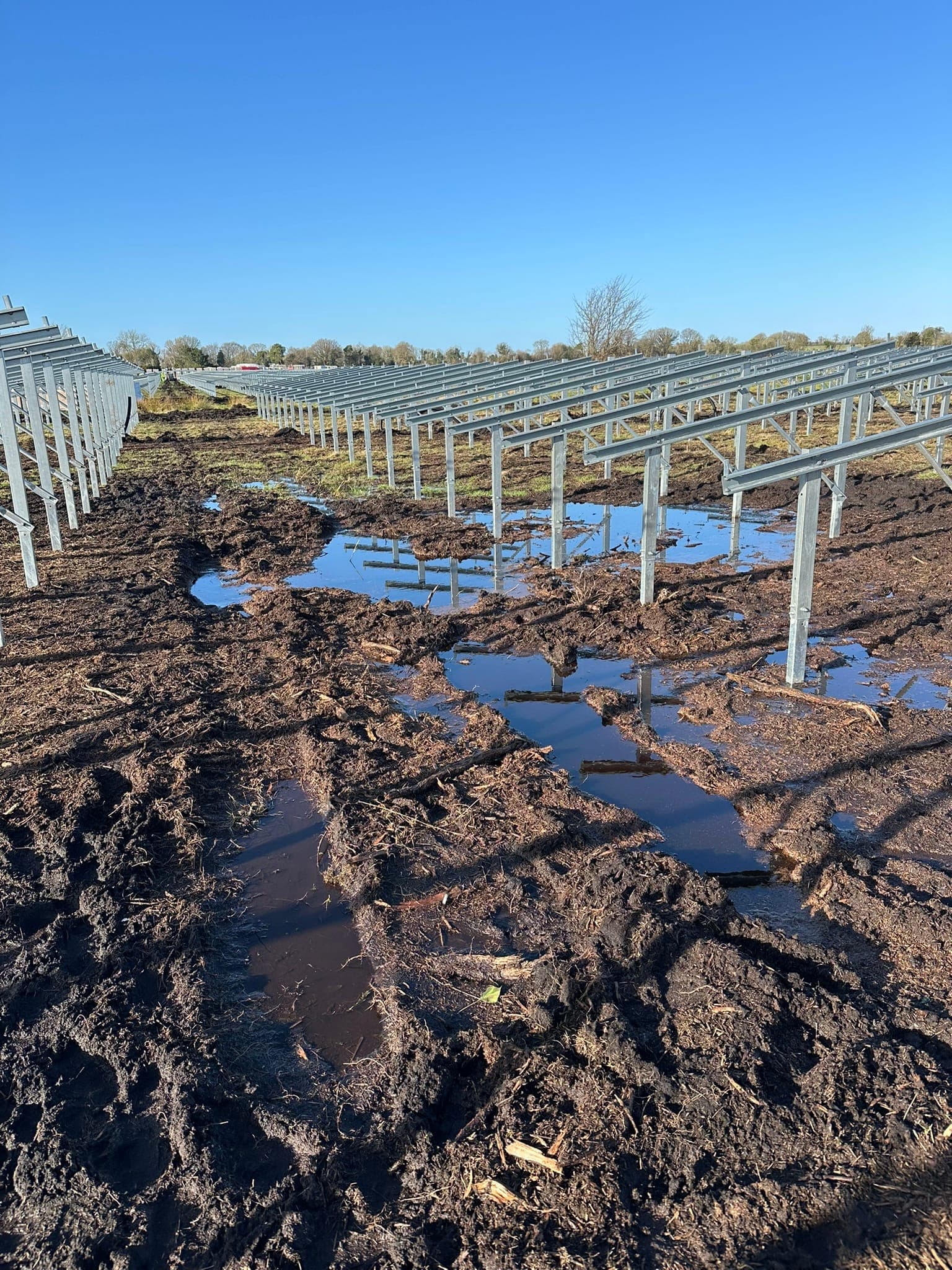 Clonfad 60 MW Ireland — ground conditions