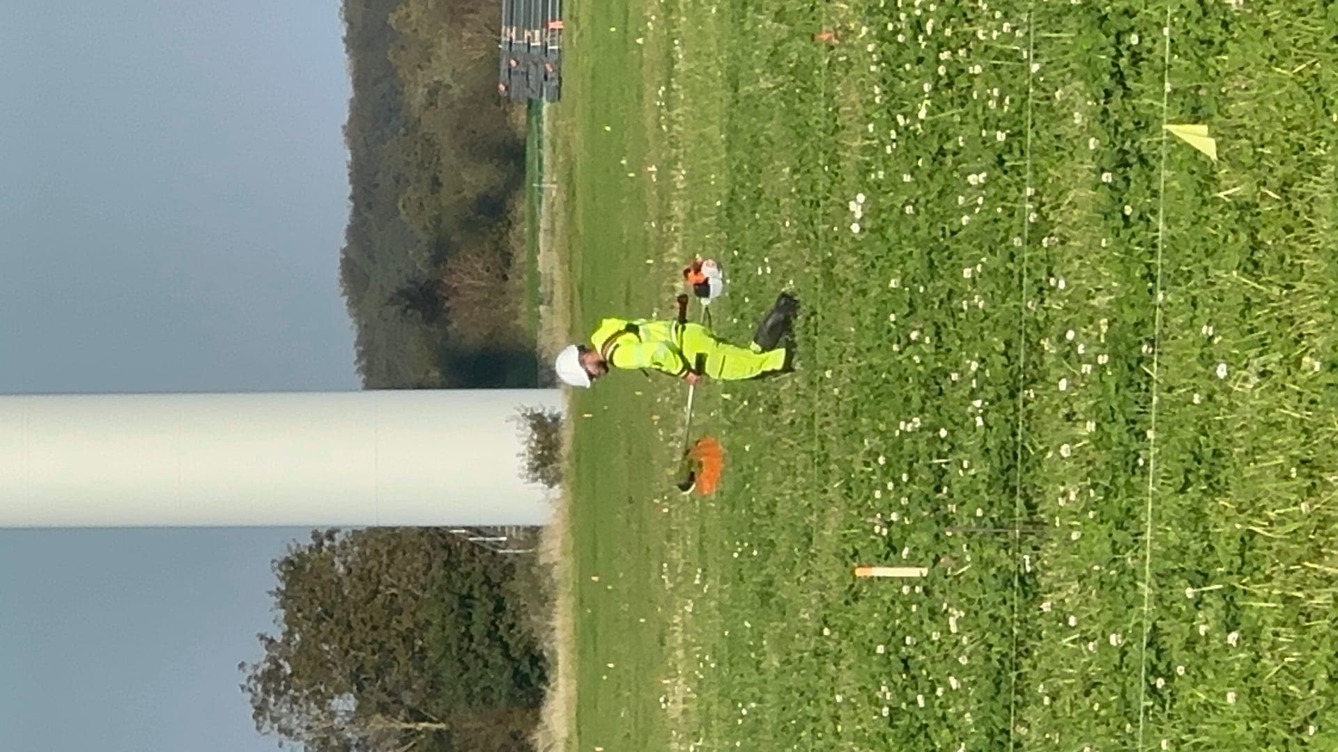 Kroghøj 44 MW Denmark — grass cutting