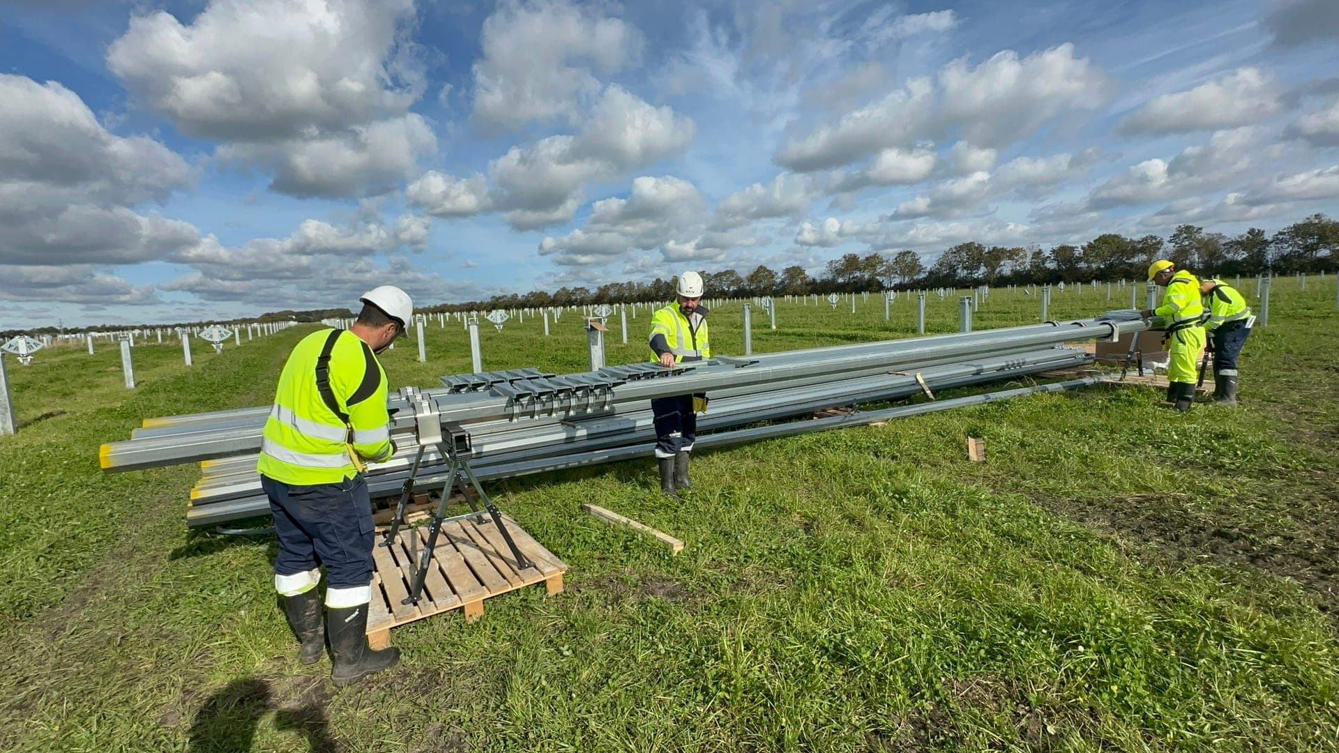 Kroghøj 44 MW Denmark — pre-assembly stations